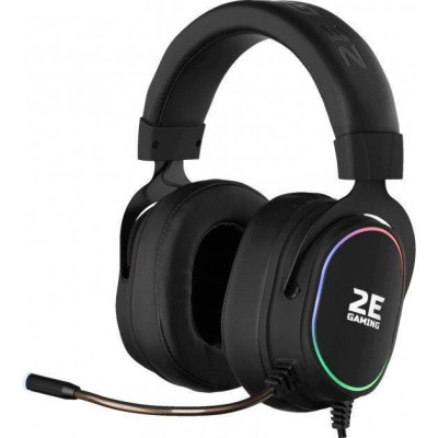 Навушники з мікрофоном 2E Gaming HG350 RGB Black (2E-HG350BK-7.1)