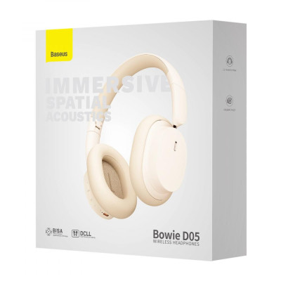 Навушники з мікрофоном Baseus Bowie D05 White (NGTD020202)