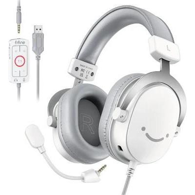 Навушники з мікрофоном Fifine H9 White Навушники з мікрофоном Fifine H9 White