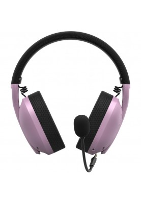 Навушники з мікрофоном HATOR Hyperpunk 2 USB 7.1 Black/Lilac (HTA-849)