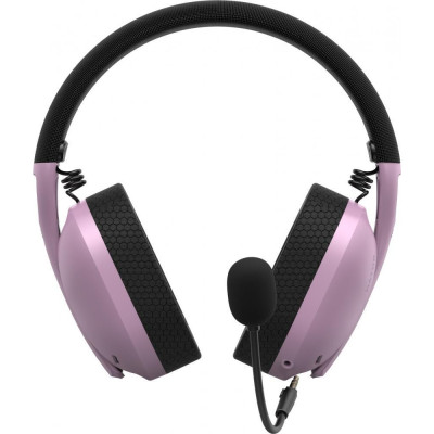 Навушники з мікрофоном HATOR Hyperpunk 2 USB 7.1 Black/Lilac (HTA-849)