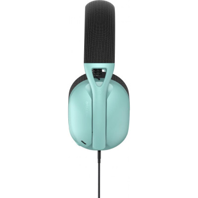 Навушники з мікрофоном HATOR Hyperpunk 2 USB 7.1 Black/Mint (HTA-848)