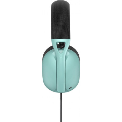 Навушники з мікрофоном HATOR Hyperpunk 2 USB 7.1 Black/Mint (HTA-848)