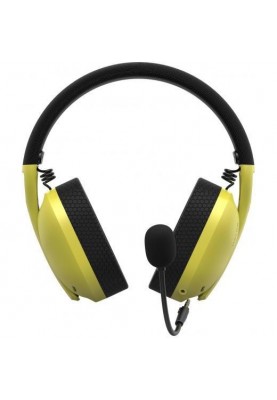 Навушники з мікрофоном HATOR Hyperpunk 2 USB 7.1 Black/Yellow (HTA-847)