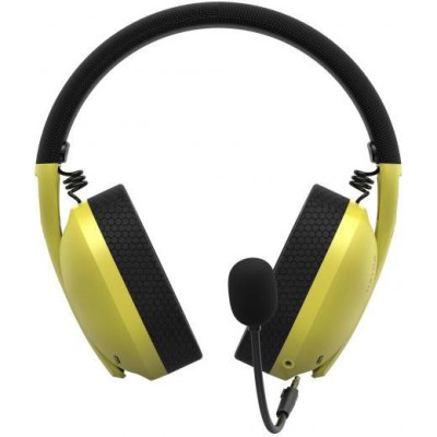 Навушники з мікрофоном HATOR Hyperpunk 2 USB 7.1 Black/Yellow (HTA-847)