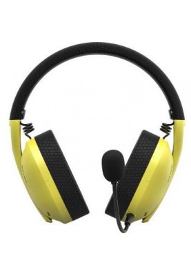 Навушники з мікрофоном HATOR Hyperpunk 2 Wireless Tri-mode Black/Yellow (HTA-857)