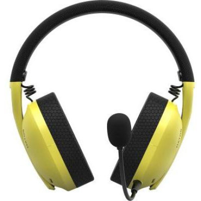 Навушники з мікрофоном HATOR Hyperpunk 2 Wireless Tri-mode Black/Yellow (HTA-857)