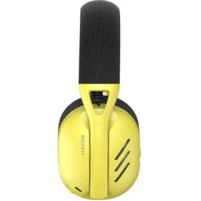 Навушники з мікрофоном HATOR Hyperpunk 2 Wireless Tri-mode Black/Yellow (HTA-857)