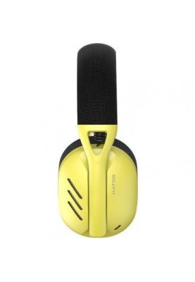 Навушники з мікрофоном HATOR Hyperpunk 2 Wireless Tri-mode Black/Yellow (HTA-857)