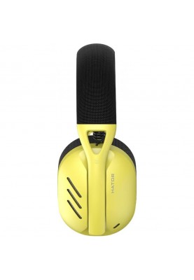 Навушники з мікрофоном HATOR Hyperpunk 2 Wireless Tri-mode Black/Yellow (HTA-857)