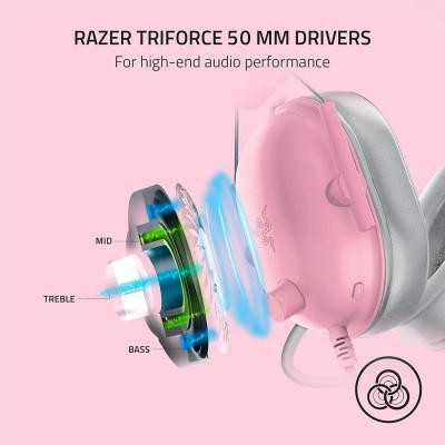 Навушники з мікрофоном Razer Blackshark V2 X Quartz (RZ04-03240800-R3M1)