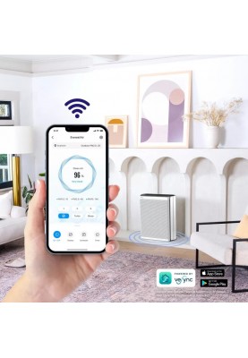 Очисник повітря Levoit VeSync Everest Air Smart True HEPA LAP-E551S-AEUR (HEAPAPLVSEU0148Y)
