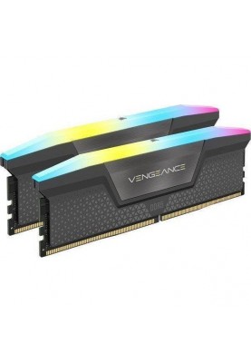 Пам'ять для настільних комп'ютерів Corsair 32 GB (2x16GB) 6000 MHz Vengeance RGB AMD EXPO (CMH32GX5M2B6000Z30K)