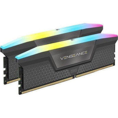 Пам'ять для настільних комп'ютерів Corsair 32 GB (2x16GB) 6000 MHz Vengeance RGB AMD EXPO (CMH32GX5M2B6000Z30K)