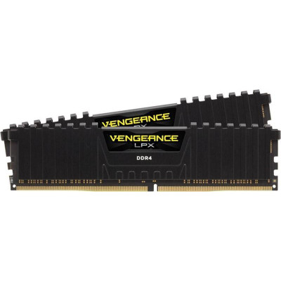 Пам'ять для настільних комп'ютерів Corsair 32 GB (2x16GB) DDR4 3600 MHz Vengeance LPX Black (CMK32GX4M2Z3600C18)