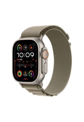 Apple Apple Alpine Loop Band Medium для Apple Watch 49mm - Olive (MT5U3)