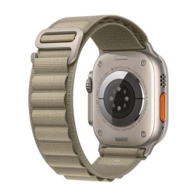 Apple Apple Alpine Loop Band Medium для Apple Watch 49mm - Olive (MT5U3)