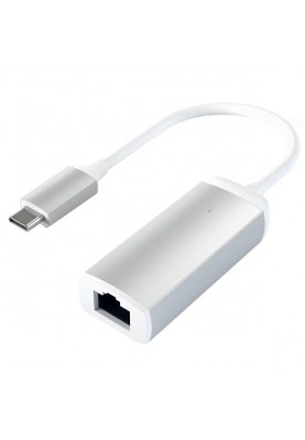 Мережна карта GbE Satechi Type-C Ethernet Adapter Silver (ST-TCENS)