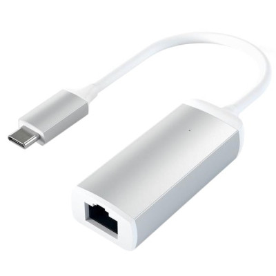Мережна карта GbE Satechi Type-C Ethernet Adapter Silver (ST-TCENS)