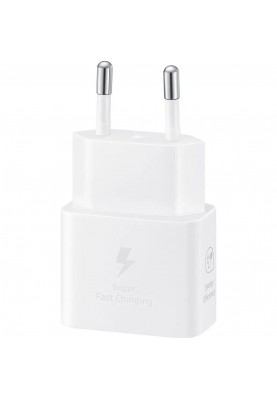 Зарядний пристрій Samsung 25W PD Power Adapter (з Type-C cable) White (EP-T2510XWE)