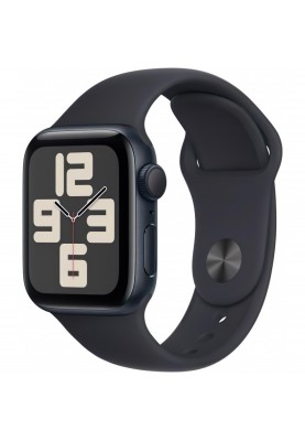 Смарт-годинник Apple Watch SE 2 GPS 40mm Midnight Aluminium Case with Midnight Sport Band M/L (MR9Y3)