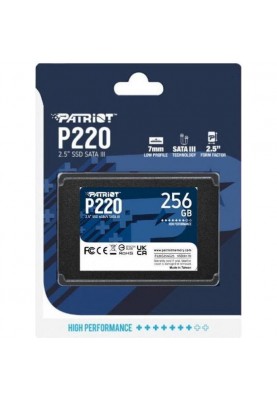 SSD накопичувач PATRIOT P220 256 GB (P220S256G25)