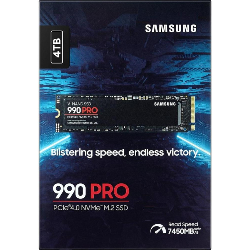 SSD накопичувач Samsung 990 PRO 4 TB (MZ-V9P4T0BW)