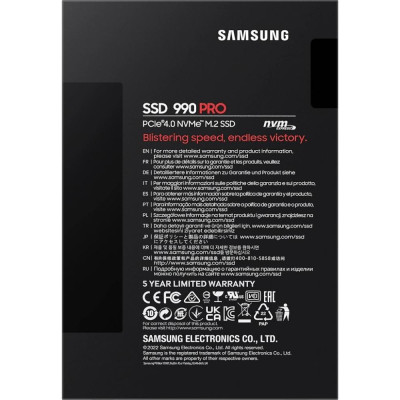 SSD накопичувач Samsung 990 PRO 4 TB (MZ-V9P4T0BW)
