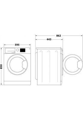 Пральна машина автоматична Indesit OMTWSE 61293 WK UA