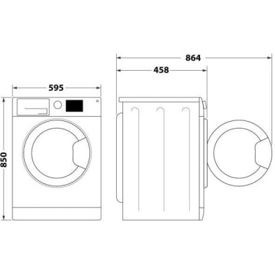 Пральна машина автоматична Whirlpool WRBSS 6239 W UA