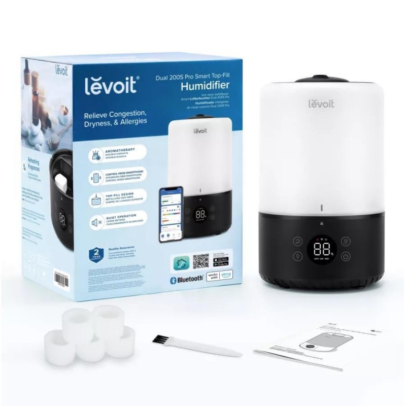 Зволожувач повітря Levoit Dual 200S Pro Smart Top-Fill LUH-D301S-KEUR (HEAPHULVSEU0079Y)