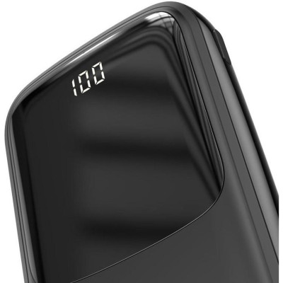 Зовнішній акумулятор (павербанк) Baseus Qpow 10000 mAh Black (PPQD-B01) Зовнішній акумулятор (павербанк) Baseus Qpow 10000 mAh Black (PPQD-B01)