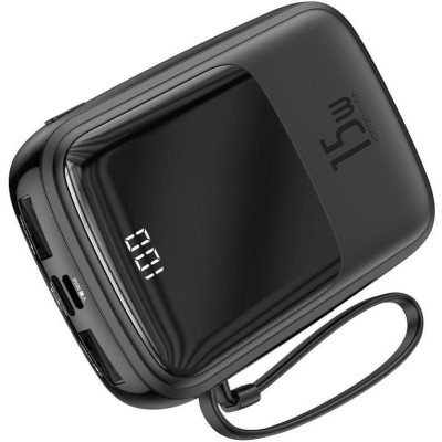 Зовнішній акумулятор (павербанк) Baseus Qpow 10000 mAh Black (PPQD-B01) Зовнішній акумулятор (павербанк) Baseus Qpow 10000 mAh Black (PPQD-B01)