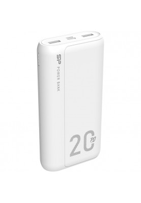 Зовнішній акумулятор (павербанк) Silicon Power QS15 20000mAh White (SP20KMAPBKQS150W)