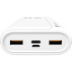 Зовнішній акумулятор (павербанк) Silicon Power QS15 20000mAh White (SP20KMAPBKQS150W)