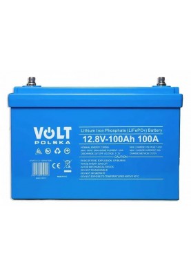 Акумуляторна батарея Volt Polska LiFePO4 12V 100Ah 100A + BMS (6AKLB10012)