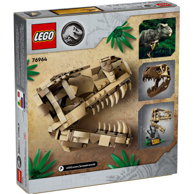Блоковий конструктор LEGO Jurassic World Скам'янілості динозаврів: череп тиранозавра (76964)