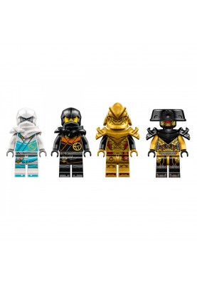 Блоковий конструктор LEGO Ninjago Суперсила дракона Зейна/ Автомобіль для перегонів спін-джитсу (71791)