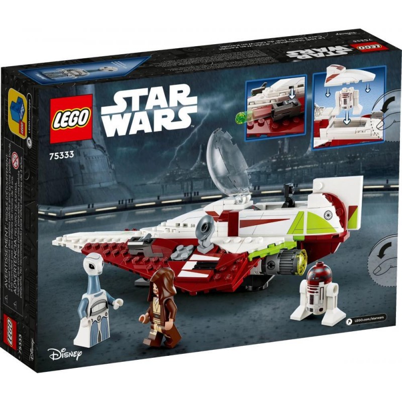 Блоковий конструктор LEGO Star Wars Obi-Wan Kenobi's Jedi Starfighter (75333)