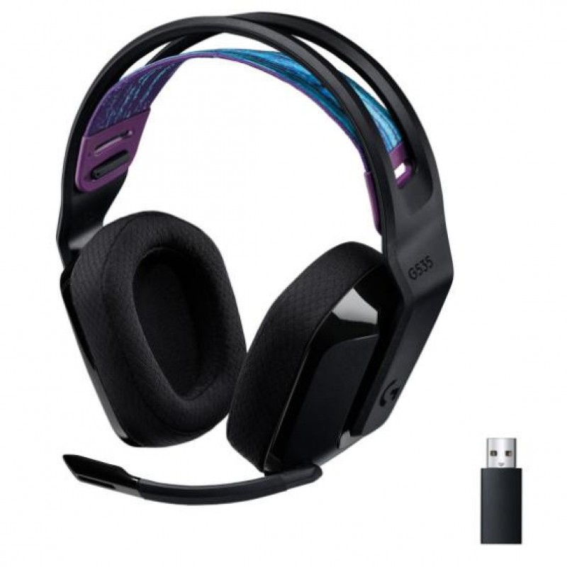 Навушники з мікрофоном Logitech G535 Lightspeed Wireless Gaming Headset (981-000972)