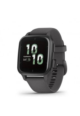 Смарт-годинник Garmin Venu Sq 2 Slate Aluminium Bezel with Shadow Grey Case and Silicone Band (010-02701-10)