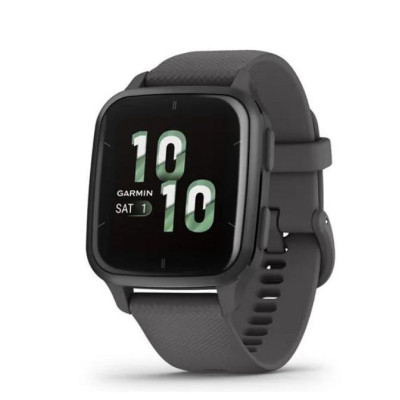 Смарт-годинник Garmin Venu Sq 2 Slate Aluminium Bezel with Shadow Grey Case and Silicone Band (010-02701-10)