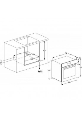 Духовка електрична Beko BIM24300BS