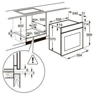 Духовка електрична Zanussi OPZA4210X