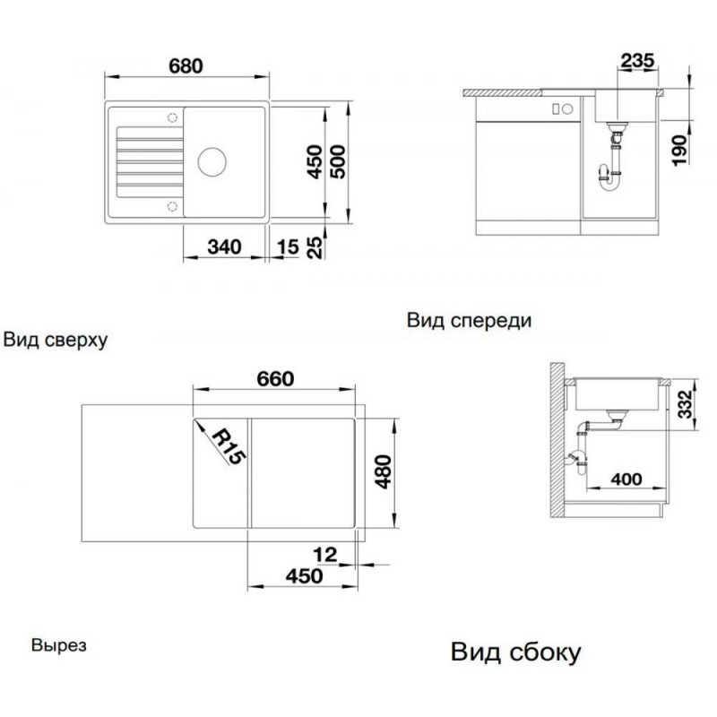 Кухонна мийка Blanco Zia 45 S Compact 524721