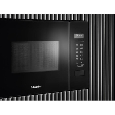 Мікрохвильова піч, що вбудовується Miele M 2230 SC ObsidianBlack