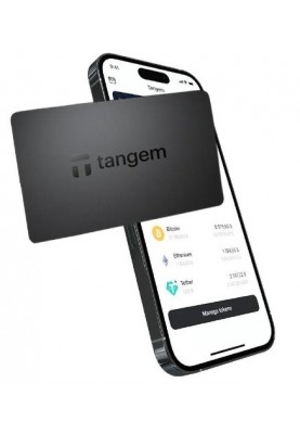 Апаратний криптогаманець Tangem Wallet 2.0 Black (TG128X3-B)