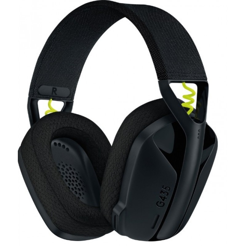 Навушники з мікрофоном Logitech G435 Black Bluetooth (981-001050) (No box) American version