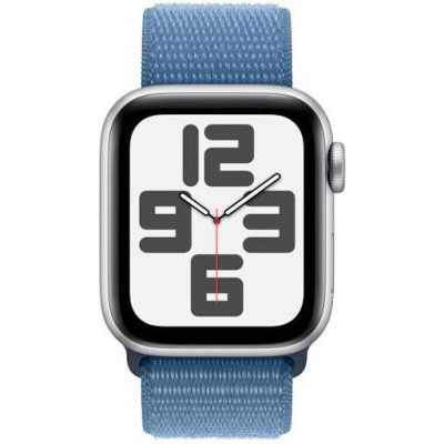Смарт-годинник Apple Watch SE 2 GPS 40mm Silver Aluminium Case with Winter Blue Sport Loop (MRE33)