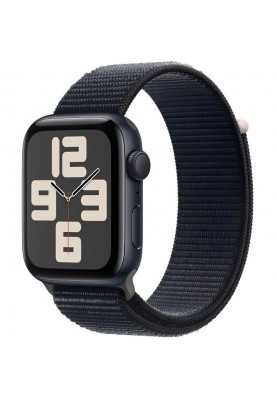 Смарт-годинник Apple Watch SE 2 GPS 44mm Midnight Aluminium Case with Midnight Sport Loop (MREA3)